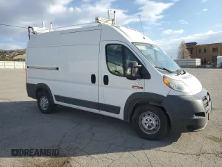 2017 Ram ProMaster Cargo with VIN 3C6TRVBG6HE527593, listed as a Copart auction lot 43242105 with 195,086 mi miles and Salvage Title. Bid and sale history available at carsss.com. Image 4.