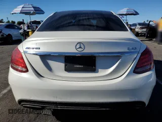 2018 Mercedes-Benz C 43 AMG with VIN 55SWF6EB9JU240378, listed as a Copart auction lot 82298494 with 79,513 mi miles and Salvage Title. Bid and sale history available at carsss.com. Image 6.