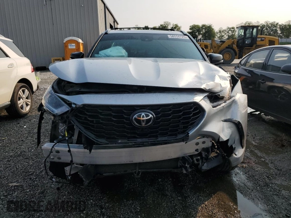 2022 Toyota Highlander XSE with VIN 5TDLZRBH7NS180107, listed as a Copart auction lot 58534725 with Not provided miles and Salvage title. Bid and sale history available at DreamBid. Image 5.