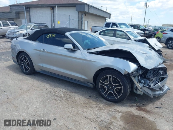 2020 Ford Mustang EcoBoost z VIN 1FATP8UH6L5106537, wystawiony jako IAAI lot #42518474 z przebiegiem 86 971 mil mil oraz . Historia ofert i sprzedaży dostępna na DreamBid. Obrazek 1.