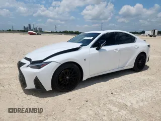 2022 Lexus IS 350 F Sport with VIN JTHSZ1B22N5050779, listed as a Copart auction lot 59395165 with 40,979 mi miles and Salvage title. Bid and sale history available at DreamBid. Image 1.
