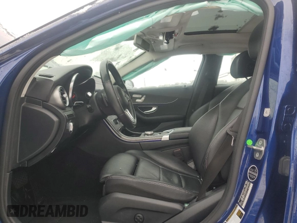 2020 Mercedes-Benz C 300 with VIN W1KWF8EB6LR589501, listed as a Copart auction lot 44657325 with 45,383 mi miles and Salvage Title. Bid and sale history available at DreamBid. Image 7.