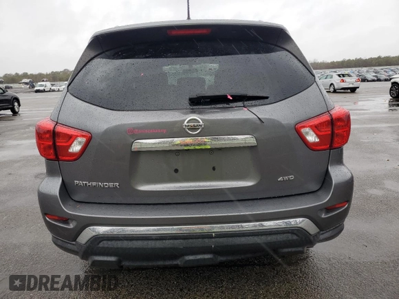 2017 Nissan Pathfinder S with VIN 5N1DR2MM6HC696417, listed as a Copart auction lot 83398794 with 78,746 mi miles and Non Repairable. Bid and sale history available at carsss.com. Image 6.