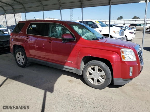 2014 GMC Terrain SLE with VIN 2GKALMEK7E6221885, listed as a Copart auction lot 50634335 with 185,708 mi miles and Salvage Title. Bid and sale history available at carsss.com. Image 4.