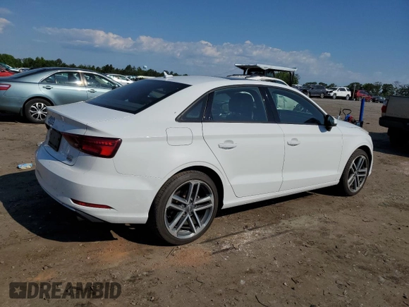 2017 Audi A3 Sedan Premium with VIN WAUB8GFF0H1018619, listed as a Copart auction lot 56088574 with 69,651 mi miles. Bid and sale history available at carsss.com. Image 3.