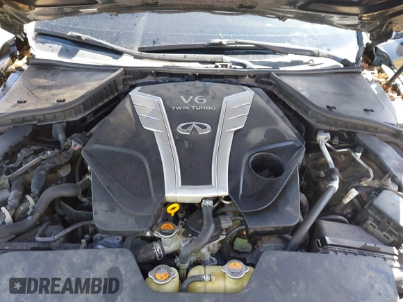 2016 Infiniti Q50 3.0t Premium with VIN JN1EV7AR0GM341921, listed as a IAAI auction lot 41983343 with 42,899 mi miles. Bid and sale history available at carsss.com. Image 10.