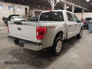 2023 Ford F-150 XL with VIN 1FTFW1E57PKE86937, listed as a IAAI auction lot 41862408 with 37,461 mi miles. Bid and sale history available at carsss.com. Image 4.