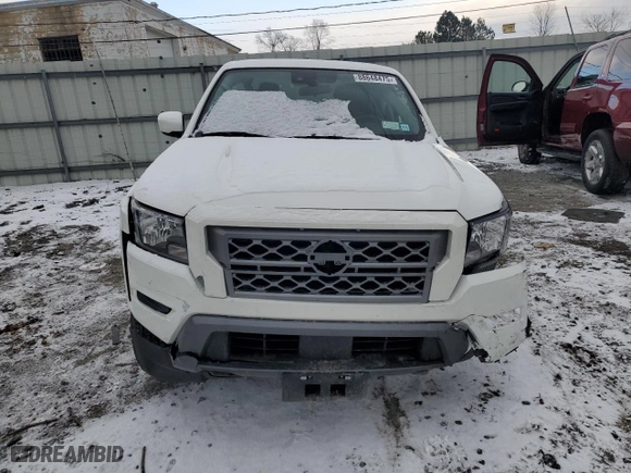 2023 Nissan Frontier SV with VIN 1N6ED1EK7PN658256, listed as a Copart auction lot 88648475 with 0 mi miles and Salvage Title. Bid and sale history available at carsss.com. Image 5.