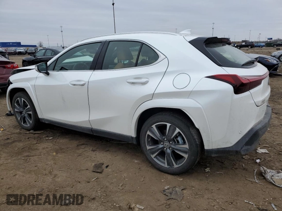 2023 Lexus UX 250h Premium z VIN JTHP6JBH1P2145423, wystawiony jako Copart lot #47424085 z przebiegiem 8 883 mil mil oraz Czysty tytuł • Clean title. Historia ofert i sprzedaży dostępna na DreamBid. Obrazek 2.