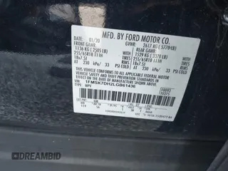 2020 Ford Explorer XLT with VIN 1FMSK7DH2LGB61436, listed as a IAAI auction lot 40177724 with 76,636 mi miles. Bid and sale history available at carsss.com. Image 9.