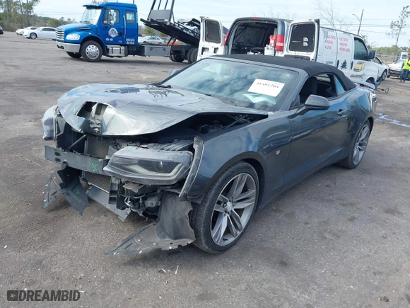2018 Chevrolet Camaro 1LT with VIN 1G1FB3DS4J0115549, listed as a IAAI auction lot 41481201 with 118,186 mi miles. Bid and sale history available at carsss.com. Image 17.