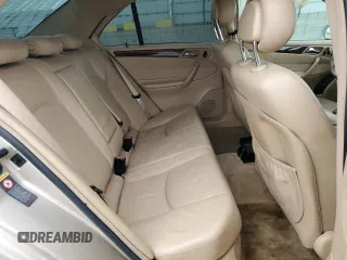 2001 Mercedes-Benz C 320 with VIN WDBRF64J61F054850, listed as a Copart auction lot 51119775 with 191,227 mi miles and Salvage Title. Bid and sale history available at DreamBid. Image 10.