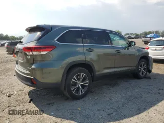 2019 Toyota Highlander LE with VIN 5TDBZRFH7KS711954, listed as a Copart auction lot 62260155 with 51,326 mi miles and Salvage title. Bid and sale history available at DreamBid. Image 3.