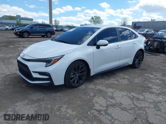 2024 Toyota Corolla SE with VIN 5YFS4MCE3RP208811, listed as a IAAI auction lot 41991955 with 12,685 mi miles and . Bid and sale history available at DreamBid. Image 16.