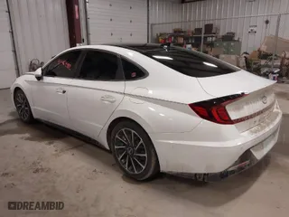 2020 Hyundai Sonata Limited with VIN 5NPEH4J26LH009525, listed as a IAAI auction lot 41464482 with 85,801 mi miles. Bid and sale history available at carsss.com. Image 3.