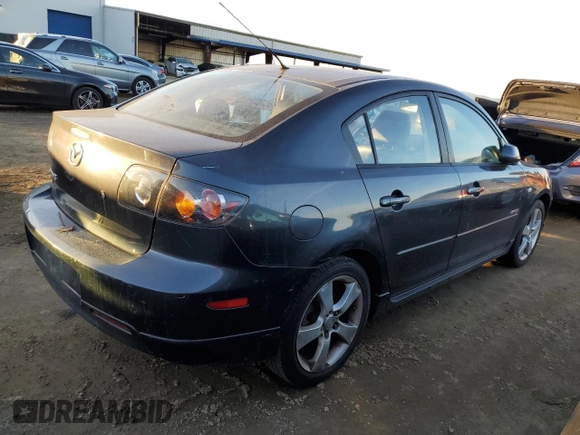 2005 Mazda 3 s with VIN JM1BK323051292729, listed as a Copart auction lot 86424374 with 168,136 mi miles and Clean Title. Bid and sale history available at carsss.com. Image 3.