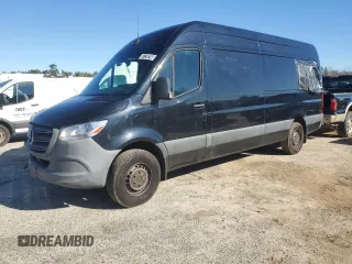 2020 Mercedes-Benz Sprinter Cargo with VIN W1W4ECHY9LT025081, listed as a Copart auction lot 87278744 with 111,933 mi miles and Clean Title. Bid and sale history available at carsss.com. Image 1.