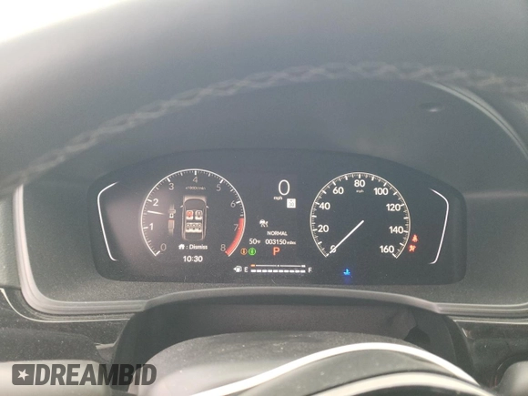 2025 Honda Civic Sport with VIN 2HGFE2F53SH520591, listed as a Copart auction lot 86313234 with 3,150 mi miles and Salvage title. Bid and sale history available at DreamBid. Image 9.