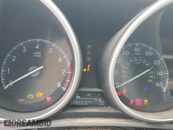2013 Mazda 3 i SV with VIN JM1BL1TG8D1766217, listed as a Copart auction lot 51666635 with 149,306 mi miles and Salvage title. Bid and sale history available at DreamBid. Image 9.