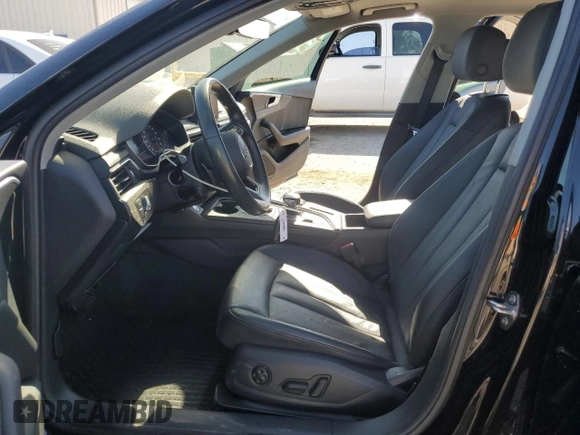 2019 Audi A4 Premium with VIN WAUGMAF44KN005370, listed as a Copart auction lot 56368725 with 87,007 mi miles and Salvage title. Bid and sale history available at DreamBid. Image 7.