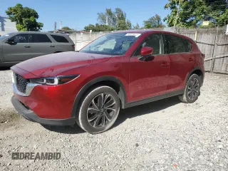 2023 Mazda CX-5 2.5 S Premium Package with VIN JM3KFBDM0P0268693, listed as a Copart auction lot 48828625 with 13,346 mi miles and Salvage Title. Bid and sale history available at carsss.com. Image 1.