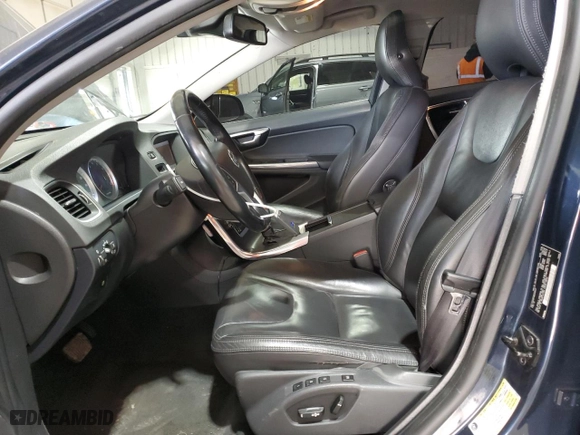 2013 Volvo S60 T5 with VIN YV1612FH9D2206437, listed as a Copart auction lot 51590355 with 123,079 mi miles and Salvage Title. Bid and sale history available at carsss.com. Image 7.