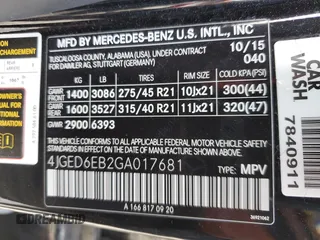 2016 Mercedes-Benz GLE 450 AMG z VIN 4JGED6EB2GA017681, wystawiony jako Copart lot #54228935 z przebiegiem 68 026 mil mil oraz Szkody całkowita. Historia ofert i sprzedaży dostępna na DreamBid. Obrazek 14.