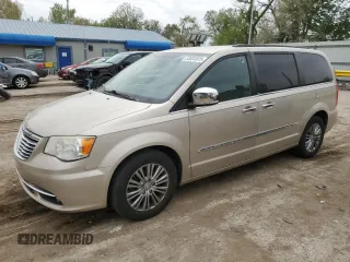 2014 Chrysler Town & Country Touring-L with VIN 2C4RC1CG3ER232148, listed as a Copart auction lot 53854975 with 124,024 mi miles and Clean Title. Bid and sale history available at carsss.com. Image 1.