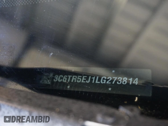 2020 Ram 2500 Power Wagon с VIN 3C6TR5EJ1LG273814, выставлен на аукционе Copart как лот 56421625 с пробегом 47 982 миль миль и Списание • Salvage title. История ставок и продаж доступна на DreamBid. Изображение 10.