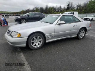 2001 Mercedes-Benz SL 500 z VIN WDBFA68F31F195902, wystawiony jako Copart lot #58252595 z przebiegiem 156 732 mil mil oraz Czysty tytuł • Clean title. Historia ofert i sprzedaży dostępna na DreamBid. Obrazek 1.