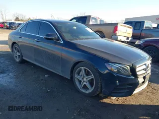 2017 Mercedes-Benz E-Class E 300 Luxury with VIN WDDZF4JBXHA177616, listed as a IAAI auction lot 41279803 with 90,565 mi miles. Bid and sale history available at carsss.com. Image 1.