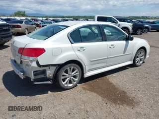 2014 Subaru Legacy 2.5i with VIN 4S3BMBA62E3002043, listed as a IAAI auction lot 42376986 with 125,214 mi miles and . Bid and sale history available at DreamBid. Image 4.