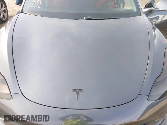 2019 Tesla Model 3 Long Range with VIN 5YJ3E1EB6KF413320, listed as a IAAI auction lot 41760428 with 90,441 mi miles and . Bid and sale history available at DreamBid. Image 10.