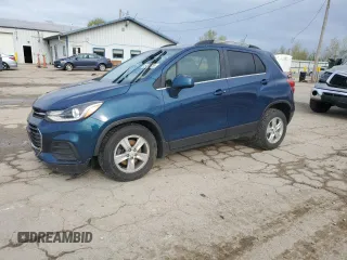 2020 Chevrolet Trax LT z VIN KL7CJLSB9LB330512, wystawiony jako Copart lot #54386255 z przebiegiem 108 106 mil mil oraz Szkoda całkowita • Salvage title. Historia ofert i sprzedaży dostępna na DreamBid. Obrazek 1.