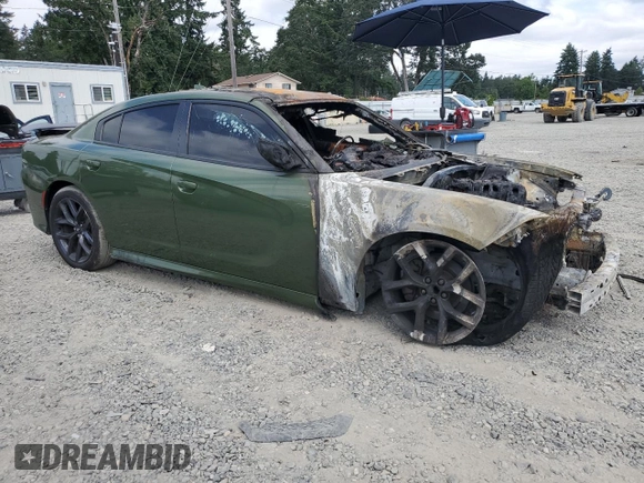 2021 Dodge Charger R/T with VIN 2C3CDXCT6MH553452, listed as a Copart auction lot 63240035 with Not provided miles and Salvage title. Bid and sale history available at DreamBid. Image 4.