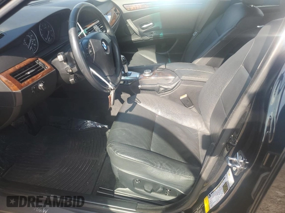 2008 BMW 5 Series 550i with VIN WBANW53568CT49017, listed as a Copart auction lot 44167845 with 159,396 mi miles and Salvage Title. Bid and sale history available at carsss.com. Image 7.