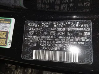 2024 Hyundai Elantra SEL with VIN KMHLS4DGXRU647500, listed as a IAAI auction lot 42337385 with 36,110 mi miles and . Bid and sale history available at DreamBid. Image 9.