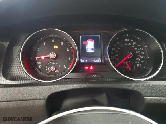 2017 Volkswagen Golf GTI S with VIN 3VW447AU3HM007465, listed as a Copart auction lot 52369605 with 99,619 mi miles and Salvage Title. Bid and sale history available at carsss.com. Image 9.
