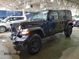 2022 Jeep Wrangler Unlimited Sport S with VIN 1C4HJXDGXNW152081, listed as a Copart auction lot 48708555 with 41,290 mi miles and Clean Title. Bid and sale history available at DreamBid. Image 1.