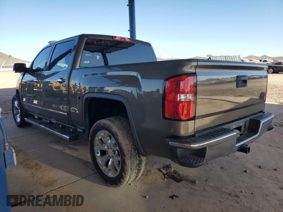 2015 GMC Sierra 1500 SLT with VIN 3GTU2VEJ8FG470016, listed as a Copart auction lot 81101074 with 97,524 mi miles and Salvage Title. Bid and sale history available at DreamBid. Image 2.