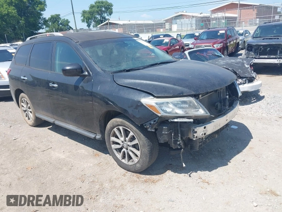 2015 Nissan Pathfinder SL z VIN 5N1AR2MM2FC683874, wystawiony jako IAAI lot #42565908 z przebiegiem 82 352 mil mil oraz . Historia ofert i sprzedaży dostępna na DreamBid. Obrazek 1.