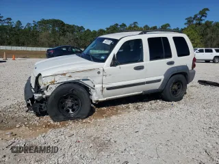 2007 Jeep Liberty Sport with VIN 1J4GL48K37W693103, listed as a Copart auction lot 48256125 with 230,281 mi miles and Salvage Title. Bid and sale history available at carsss.com. Image 1.
