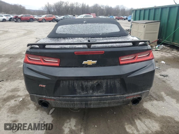 2017 Chevrolet Camaro 1LT with VIN 1G1FB3DS6H0122917, listed as a Copart auction lot 48069435 with 69,021 mi miles and Salvage Title. Bid and sale history available at carsss.com. Image 6.