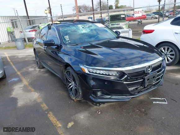 2021 Honda Accord Sedan Touring with VIN 1HGCV2F96MA032422, listed as a IAAI auction lot 41538688 with NaN miles. Bid and sale history available at carsss.com. Image 1.