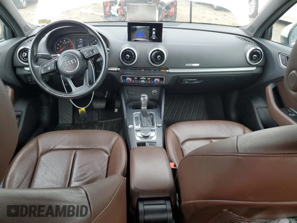 2017 Audi A3 Sedan Premium with VIN WAUB8GFF0H1065150, listed as a Copart auction lot 59060583 with 43,086 mi miles. Bid and sale history available at carsss.com. Image 8.