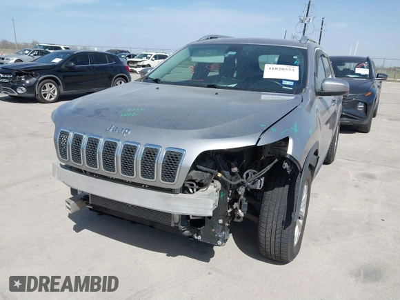2019 Jeep Cherokee Latitude with VIN 1C4PJMCX4KD101856, listed as a IAAI auction lot 41828553 with 79,481 mi miles. Bid and sale history available at carsss.com. Image 6.
