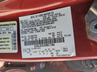 2013 Lincoln MKZ z VIN 3LN6L2GK3DR817386, wystawiony jako Copart lot #55602535 z przebiegiem 121 664 mil mil oraz Szkoda całkowita • Salvage title. Historia ofert i sprzedaży dostępna na DreamBid. Obrazek 12.