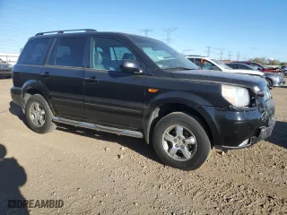 2007 Honda Pilot EX with VIN 5FNYF28457B004335, listed as a Copart auction lot 75429194 with 162,049 mi miles and Salvage Title. Bid and sale history available at carsss.com. Image 4.