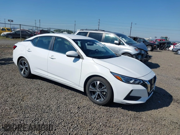 2022 Nissan Sentra SV z VIN 3N1AB8CV0NY244235, wystawiony jako IAAI lot #42453885 z przebiegiem 46 533 mil mil oraz . Historia ofert i sprzedaży dostępna na DreamBid. Obrazek 1.
