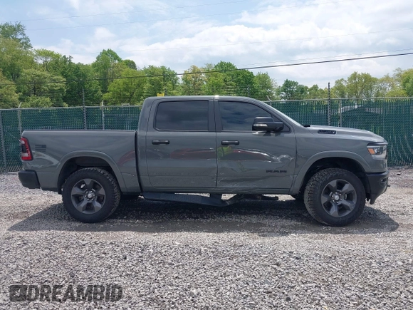 2020 Ram 1500 Big Horn with VIN 1C6SRFFT4LN381627, listed as a IAAI auction lot 42264437 with 43,833 mi miles and . Bid and sale history available at DreamBid. Image 13.